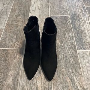 forever21 black suede boots